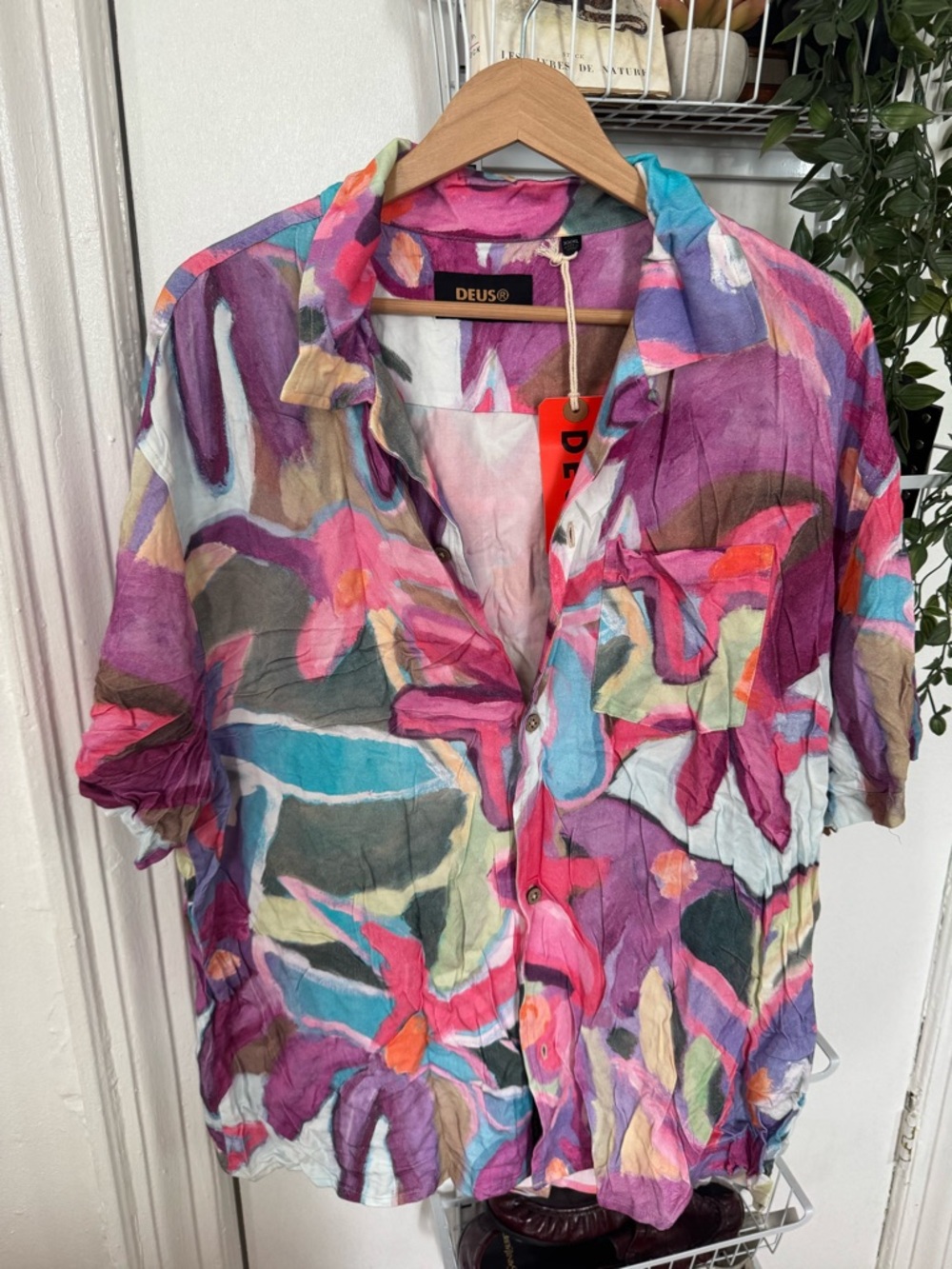 DEUS Ex Machina Multicolor Floral Button-Up Shirt mens